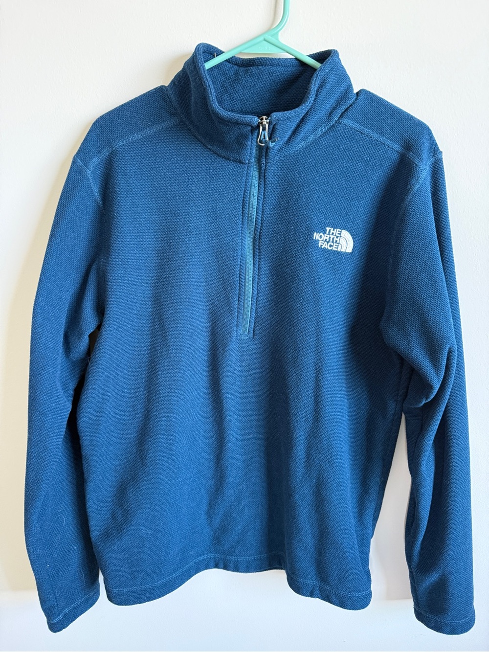 The North Face Men's Deep Blue Quarter-Zip Sweater